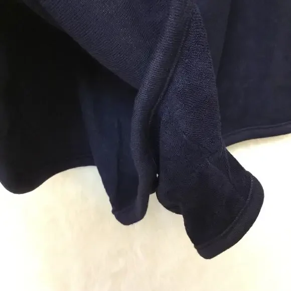 GAP Factory Navy Blue Reverse Terry Pajama Shorts - Picture 7 of 12